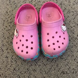Hello Kitty Crocs Kids' Pink Clog Sandals